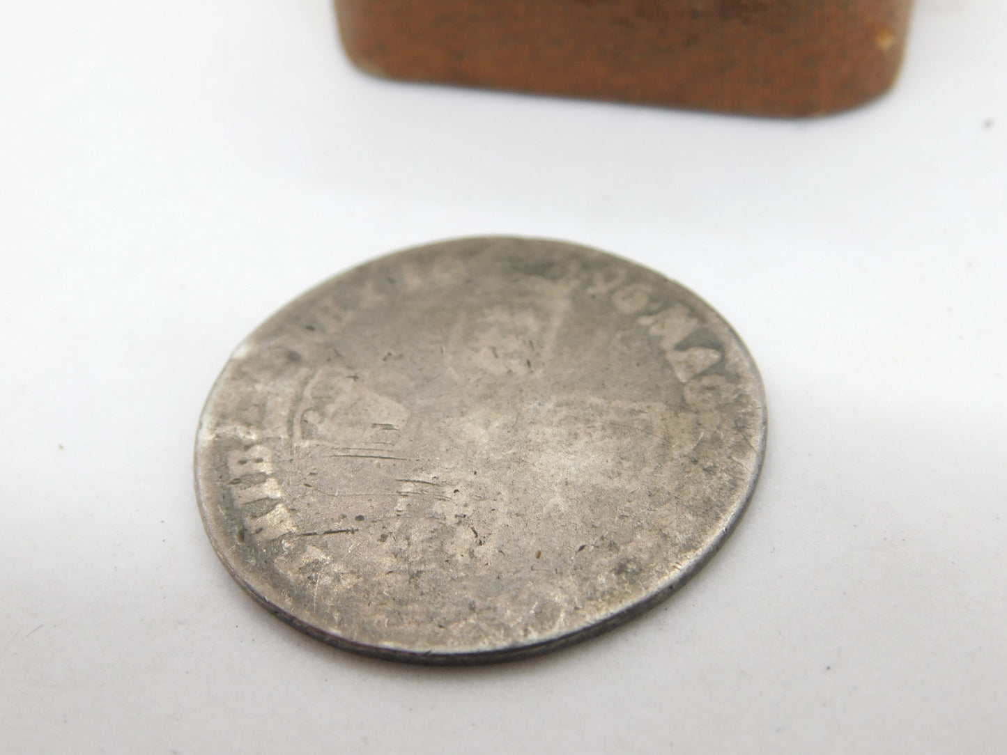 King William III Early Milled Sterling Silver Shilling Coin 1697 Fair Condition