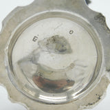 Victorian Sterling Silver Floral Form Chamberstick Antique 1848 Sheffield