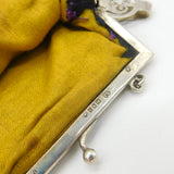 Edwardian Sterling Silver Mounted Ladies Purse Antique 1903 London