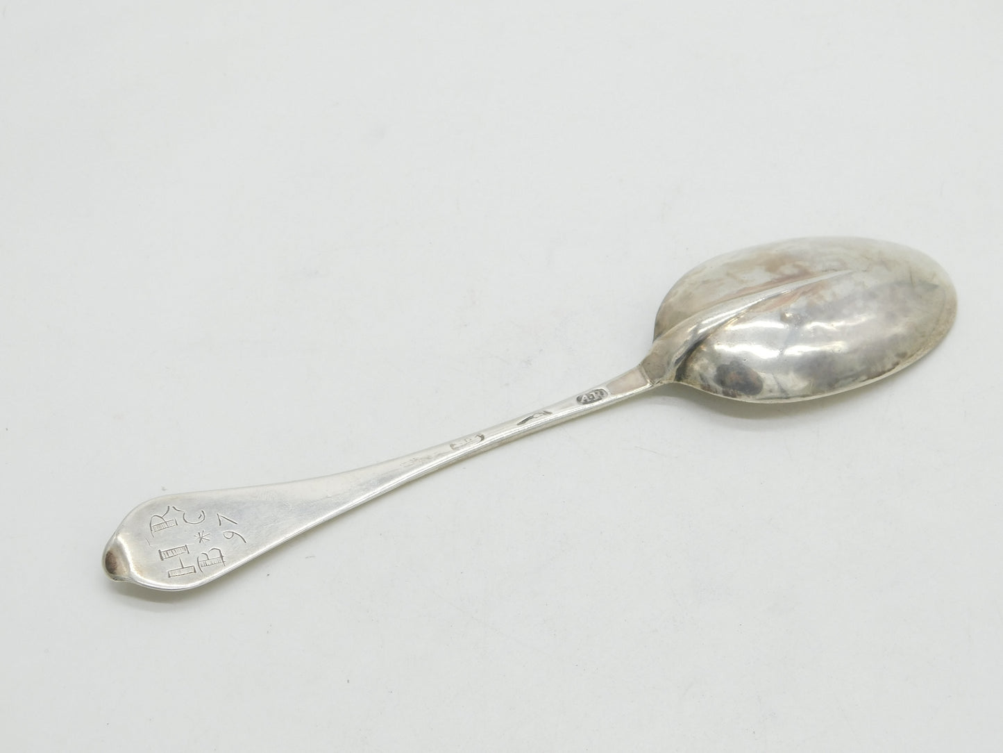 William III Sterling Silver Trefid Spoon Rat Tail Bowl Antique 1697 London