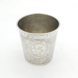 18th Century Norwegian Sterling Silver Breaker Cup Antique c1730s 'ASM'
