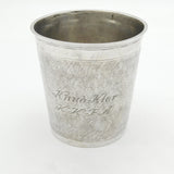 18th Century Norwegian Sterling Silver Breaker Cup Antique c1730s 'ASM'