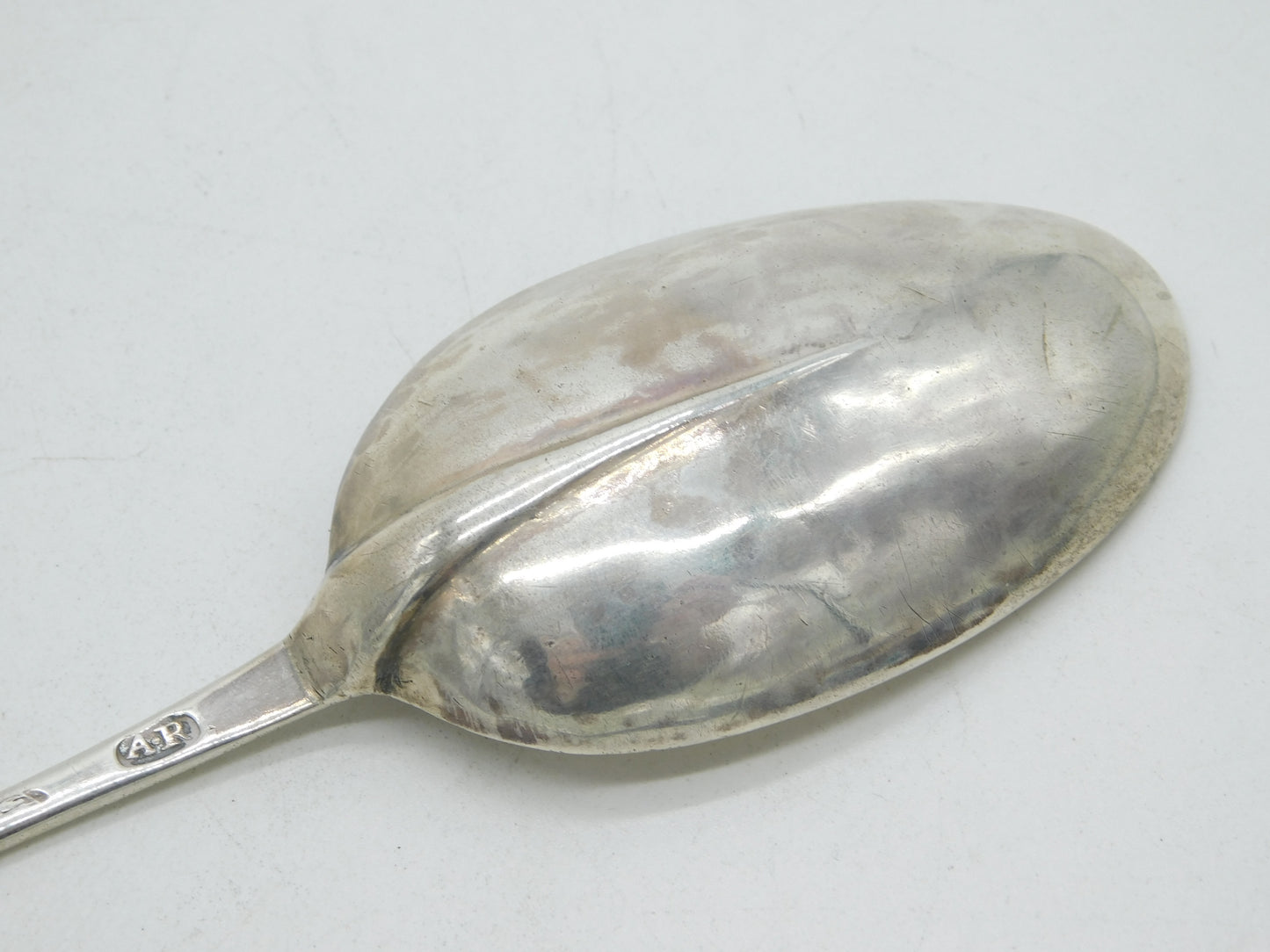 William III Sterling Silver Trefid Spoon Rat Tail Bowl Antique 1697 London