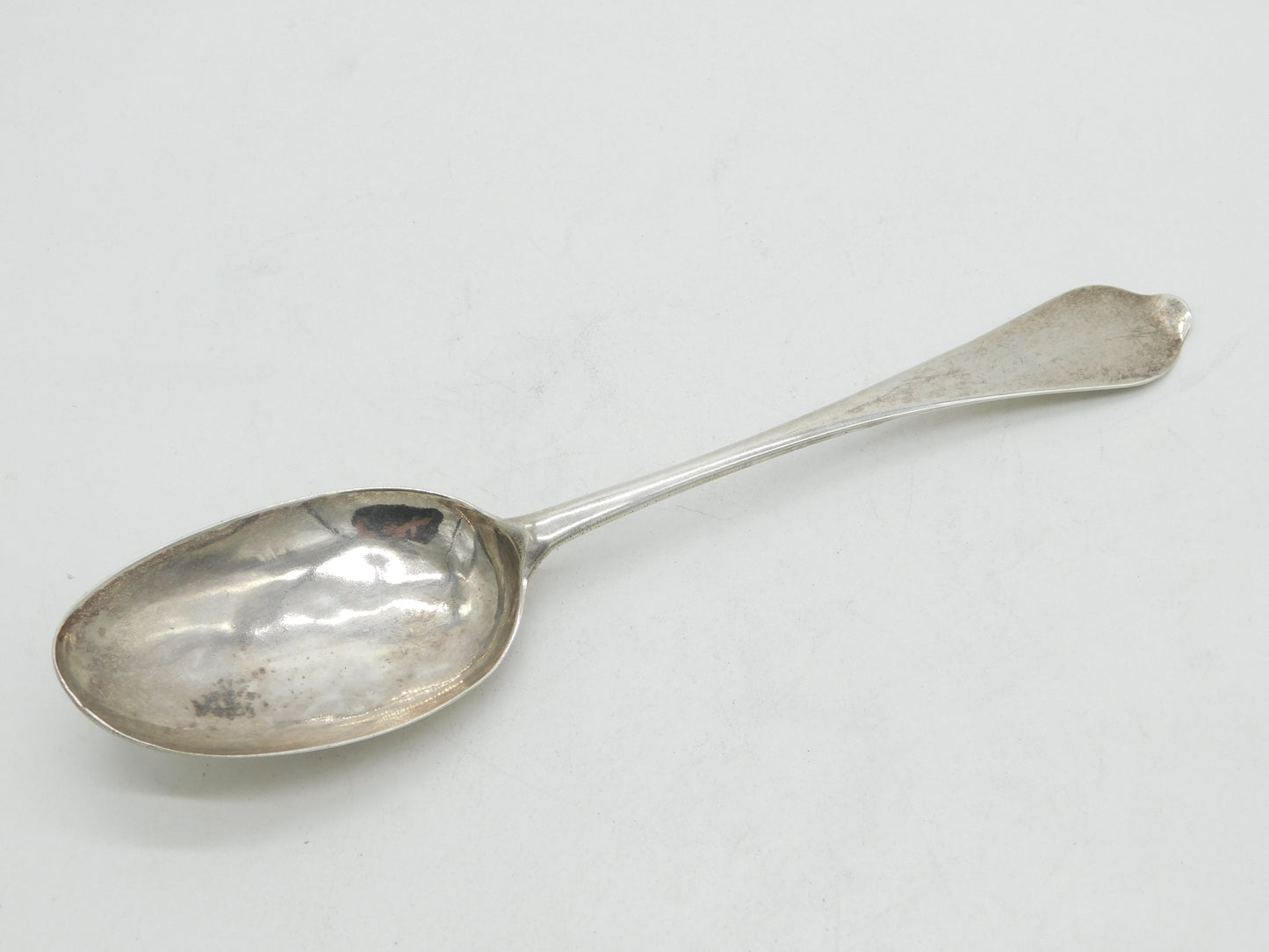 William III Sterling Silver Trefid Spoon Rat Tail Bowl Antique 1697 London