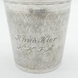 18th Century Norwegian Sterling Silver Breaker Cup Antique c1730s 'ASM'