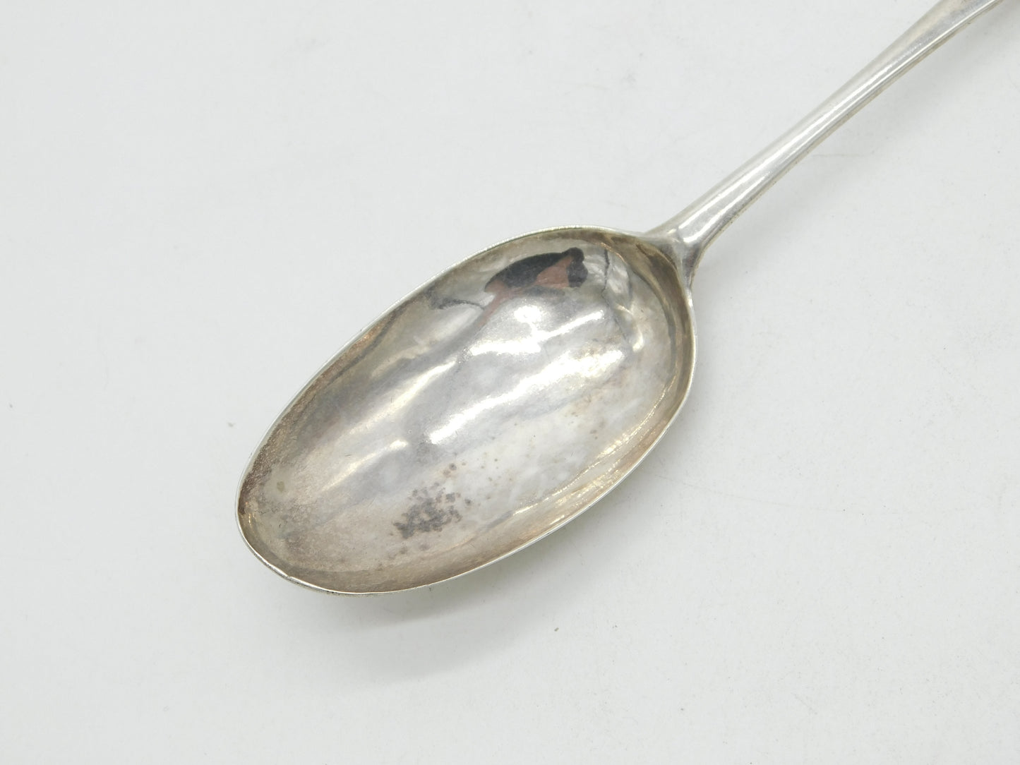 William III Sterling Silver Trefid Spoon Rat Tail Bowl Antique 1697 London