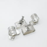 Victorian Set Of Silver Plated EPNS Australian Themed Napkin Rings Antique c1900