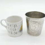 18th Century Norwegian Sterling Silver Breaker Cup Antique c1730s 'ASM'