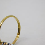 19th Century 18ct Two-Tone Gold & Diamond Set Navette Statement Ring Antique c1890 Belle Époque