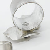Victorian Set Of Silver Plated EPNS Australian Themed Napkin Rings Antique c1900