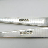 Boxed Set of Sterling Silver Christening Cutlery 1941 Sheffield Antique Art Deco