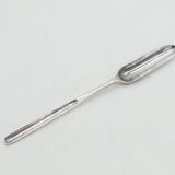 George II Sterling Silver Bone Marrow Scoop Spoon Lion Crest 1757 London Antique