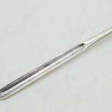 George II Sterling Silver Bone Marrow Scoop Spoon Lion Crest 1757 London Antique