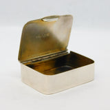 Sampson Mordan Edwardian Sterling Silver Vesta Case Antique 1909 Chester