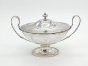 George III Sterling Silver Sauce Tureen & Cover Stag Crest Antique 1784 London