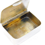 Sampson Mordan Edwardian Sterling Silver Vesta Case Antique 1909 Chester