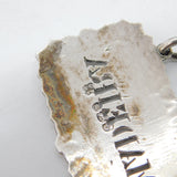 Georgian Sterling Silver Floral Madeira Decanter Label 1817 London Antique