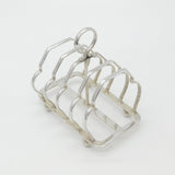 Large Sterling Silver Four Bar Toast Rack 1929 Birmingham Antique Art Deco