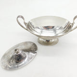 George III Sterling Silver Sauce Tureen & Cover Stag Crest Antique 1784 London
