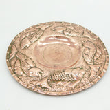 Arts & Crafts Planished Fish Pattern Charger by Newlyn Antique c1890