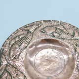 Arts & Crafts Planished Fish Pattern Charger by Newlyn Antique c1890