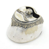 Victorian Silver Plated Horse Hoof, Shoe, Jockey Cap & Crop Spoon Warmer Antique