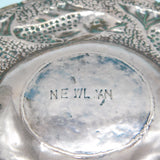 Arts & Crafts Planished Fish Pattern Charger by Newlyn Antique c1890