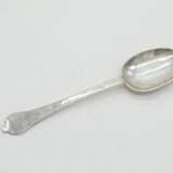 King Charles II Sterling Silver Dog Nose Trefid Spoon London, 1679 C.K Kemble