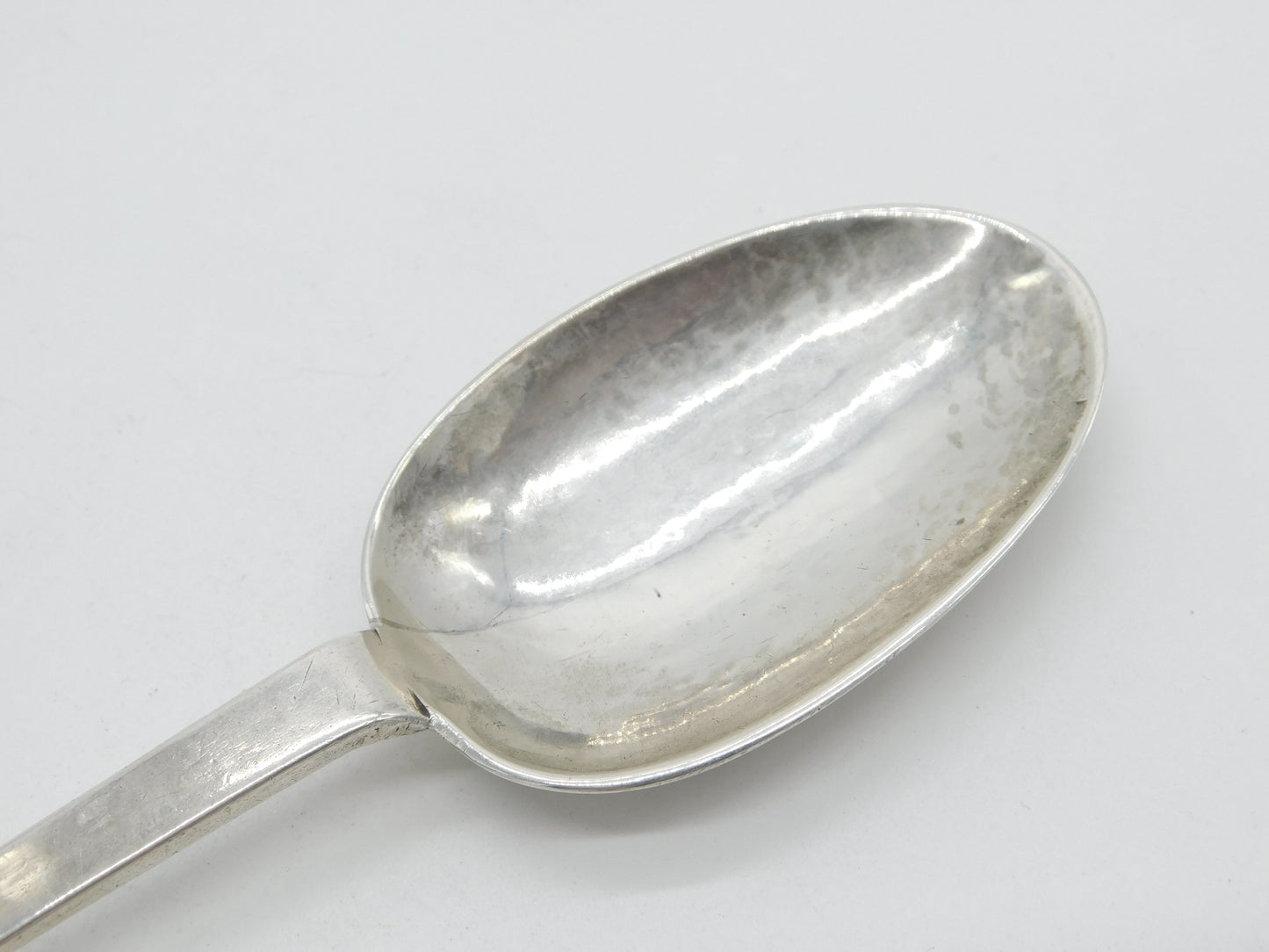 King Charles II Sterling Silver Dog Nose Trefid Spoon London, 1679 C.K Kemble