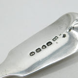 George IV Sterling Silver Monogram Fish Slice Antique 1823 London