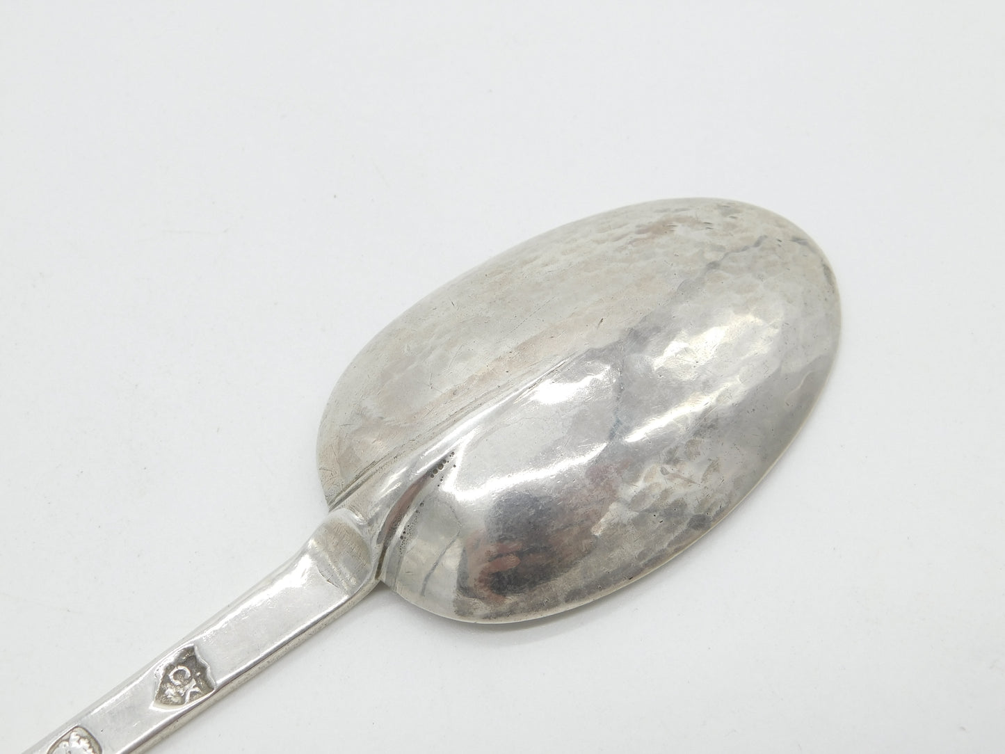 King Charles II Sterling Silver Dog Nose Trefid Spoon London, 1679 C.K Kemble