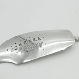 George IV Sterling Silver Monogram Fish Slice Antique 1823 London