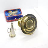 Georgian Sterling Silver Gilded 'Go-To-Bed' Chamber Stick 1815 London Antique