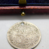 King Charles II Silver Sixpence Coin 1679 Fair Condition Drilled Early Antique