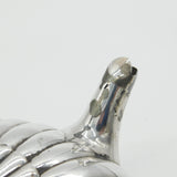 George III Sterling Silver Fluted Teapot Antique 1804 London Thomas Holland II
