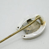 Victorian Sterling Silver Horse Racing Interest Stick Pin Antique c1880