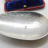 Sterling Silver Roman Style Cignus Caddy Spoon with Swan Neck 1973 Birmingham