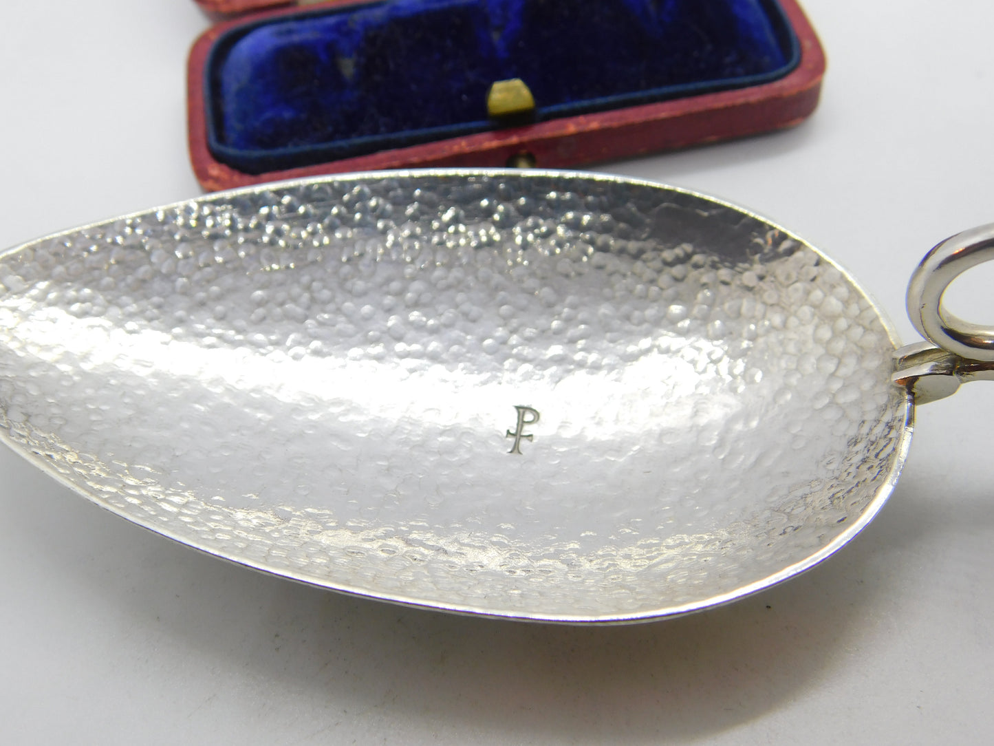 Sterling Silver Roman Style Cignus Caddy Spoon with Swan Neck 1973 Birmingham