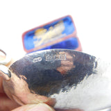 Sterling Silver Roman Style Cignus Caddy Spoon with Swan Neck 1973 Birmingham
