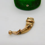 Victorian Scottish 9ct Gold, Agate, Citrine, Turquoise & Diamond Sword Brooch Antique c1840