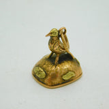 Georgian 15ct Gold Bird Form Carnelian Agate Intaglio Seal Fob Antique c1820
