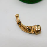 Victorian Scottish 9ct Gold, Agate, Citrine, Turquoise & Diamond Sword Brooch Antique c1840