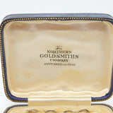 Boxed Victorian 9ct Rose Gold, Enamel & Pearl Stud, Cufflinks, Button Set c1880