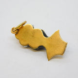 Large 19th Century Venetian 15ct Gold & Enamel Blackamoor Pendant Antique c1860