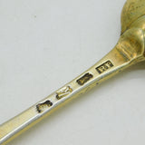 George II Sterling Silver Gilt Hanoverian Tablespoon Antique 1745 London