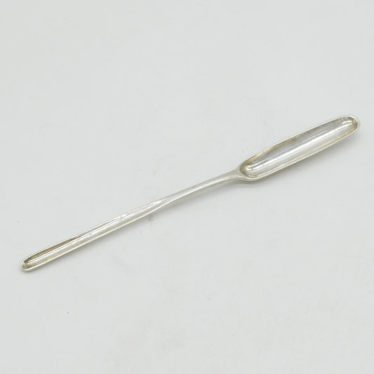 George II Sterling Silver Bone Marrow Scoop Spoon Antique 1737 London