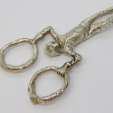 Edwardian Sterling Silver Novelty Harlequin Sugar Nips Antique 1904 London