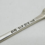 George II Sterling Silver Bone Marrow Scoop Spoon Antique 1737 London