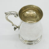 George III Sterling Silver Baluster Tankard Mug Antique 1764 London