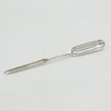 George III Sterling Silver Bone Marrow Scoop Spoon Antique 1767 London